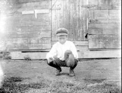 Swenson, Ole with his Baseball Glove