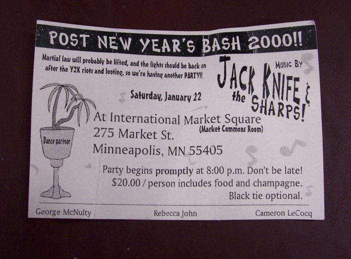 Post New Year's Bash Advertisement
