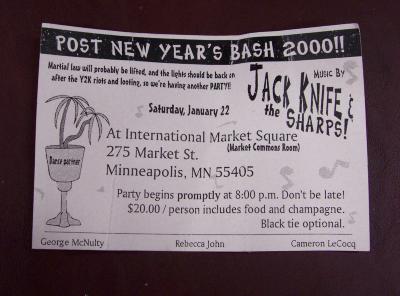 Post New Year's Bash Advertisement