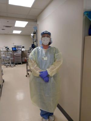Ericka Schaper in PPE