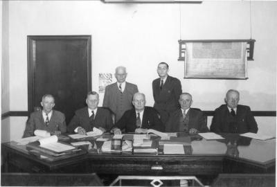 Pope County Board and staff, 1948