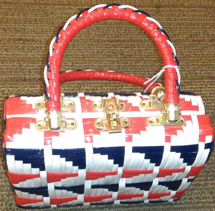 Women's Red, White, and Blue Purse