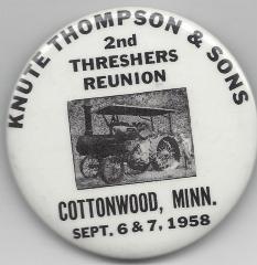 Knute Thompson & Sons 2nd Threshers Reunion, 1958