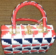 Women's Red, White, and Blue Purse