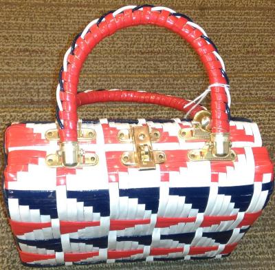 Women's Red, White, and Blue Purse