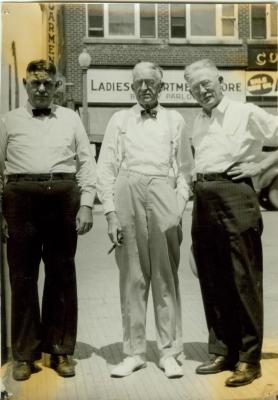Art Klug, Dr. Christenson, and G.C. Torguson