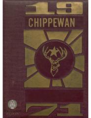 Starbuck High School 1971 yearbook "Chippewan" Starbuck, Minnesota