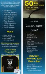 50th Anniversary of Tracy Tornado Bookmark
