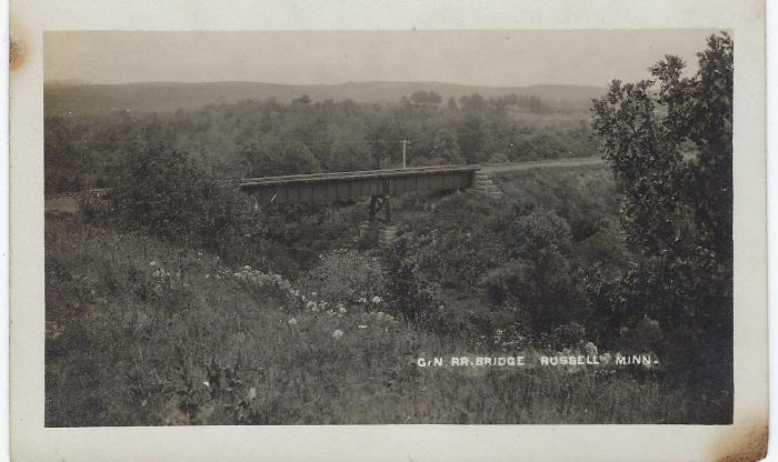 G & N RR Bridge, Russell Minn