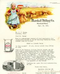 Marshall Milling Company Letter