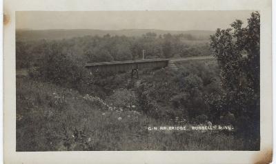G & N RR Bridge, Russell Minn