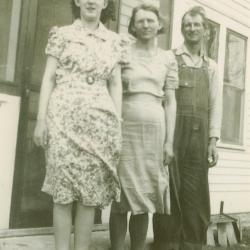 Judith Erdahl at her Cookstove
