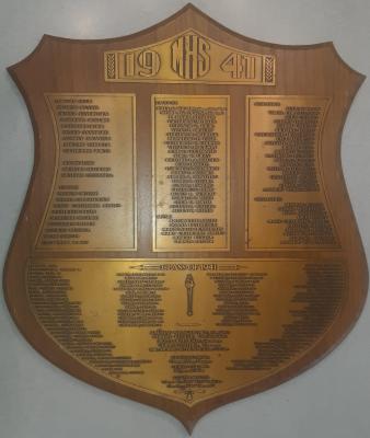Marshall High School Class of 1941 Plaque