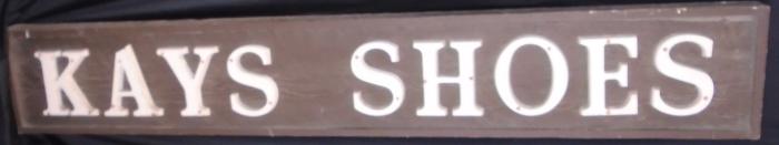Kay's Shoes Sign
