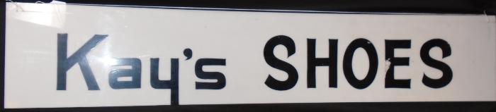 Kay's Shoe Sign