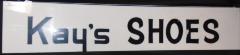 Kay's Shoe Sign
