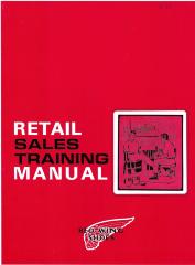 Red Wing Shoes Retail Sales Training Manual