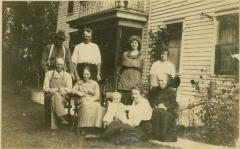 Thorson family postcard
