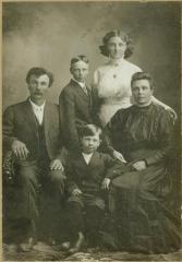 Torgy and Mrs. Amundson and their children