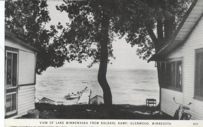 View of Lake Minnewaska from Kaldahl Kamp, Glenwood, Minnesota