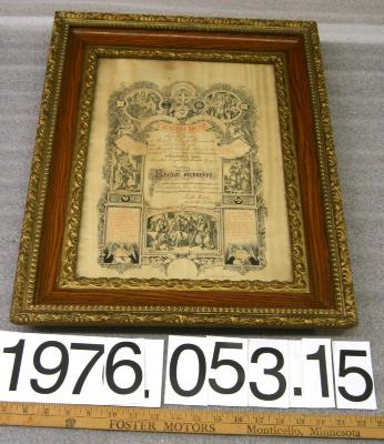 Certificate, Marriage
