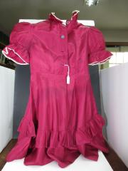 Burgundy Child's Day Dress