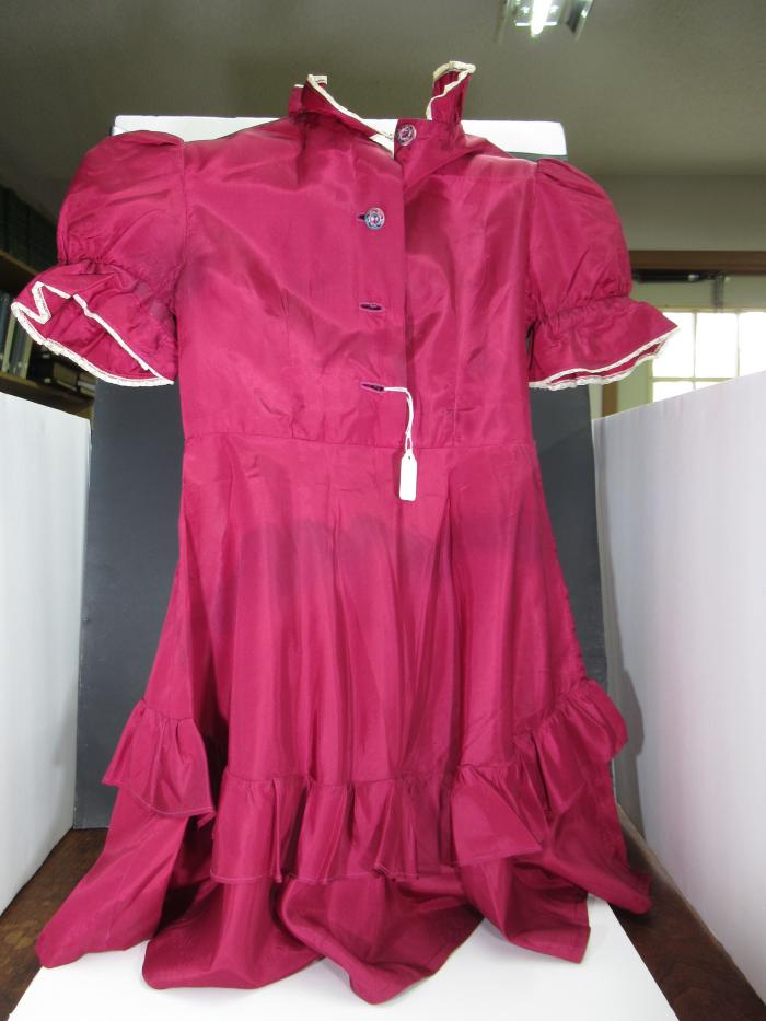 Burgundy Child's Day Dress