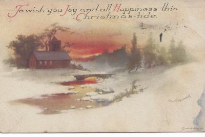 Postcard Sent to Adelar Mongeau from Josephine Mongeau Bouchard