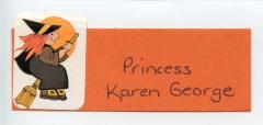Anoka Princess Karen George Placecard