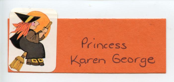 Anoka Princess Karen George Placecard