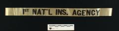 1st National Insurance Agency Sponsor Banner