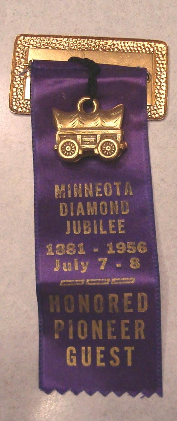 Minneota Diamond Jubilee Honored Pioneer Guest