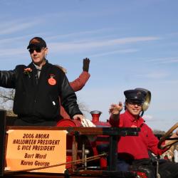 Celebrity Grand Marshall Jack Morris in Halloween Parade