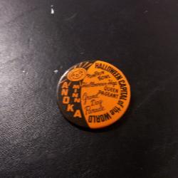 1970 Anoka Halloween Pinback button