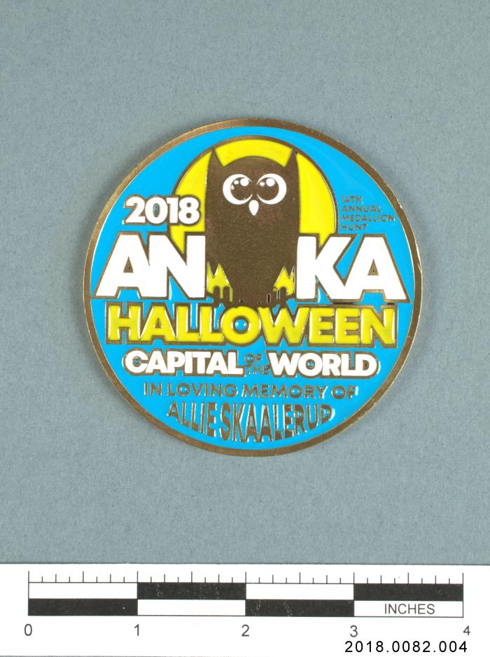 2018 Anoka Halloween Medallion