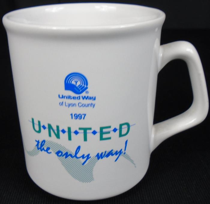 1997 United Way of Lyon County Coffee Cup