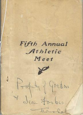 Fifth Annual Athletic Meet of the Southwest Minnesota I.S.A.L., May 15, 1903