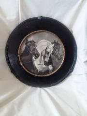 Framed Horse Drawing