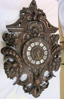Wall Clock, French, Black Forest