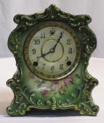 Mantel Clock, Porcelain