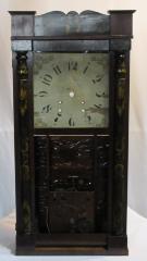 Shelf Clock, Pillar Scroll Top Case