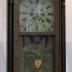 Shelf Clock, Pillar and Scroll