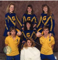 Girls Basketball Cheerleaders 1989-1990