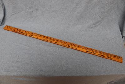 Yardstick advertising Art's Blacksmith Shop