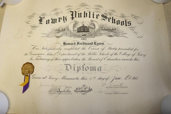 Lowry School Diploma