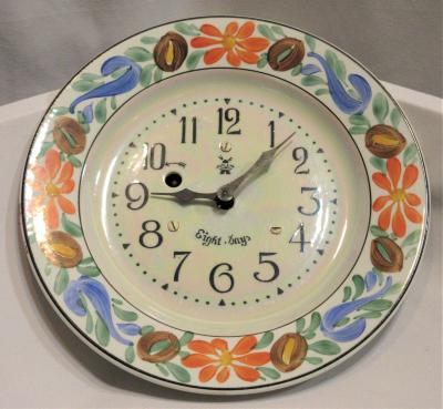 Clock, Ceramic Plate