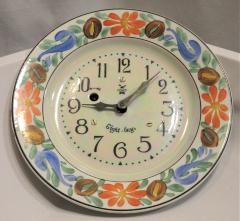 Clock, Ceramic Plate