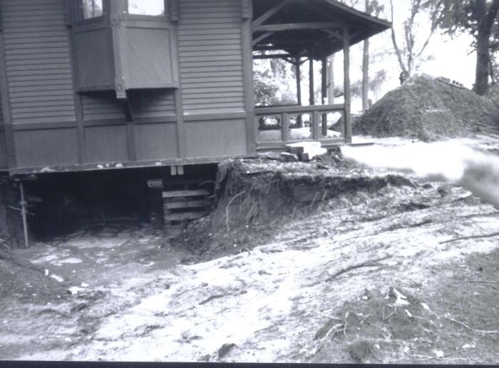 Fillebrown House Raised to Add Basement