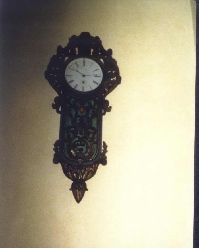 Clock at Fillebrown House