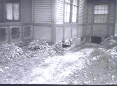Fillebrown House Raised to Add Basement